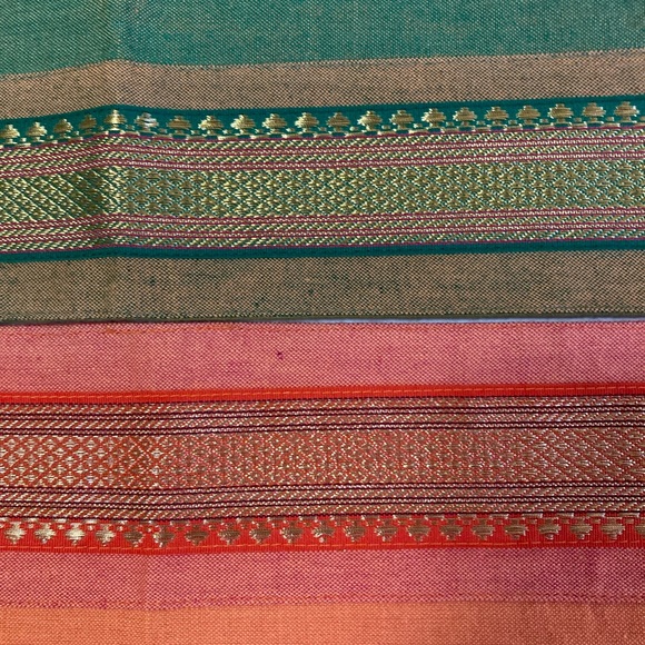 Set of 4 Decorative Embroidered Cloth Table Placemats Dining Place Settings - Picture 10 of 14